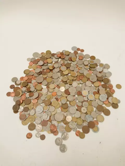 Mixed Old Coins Bundle 3.15KG Various Money Assorted Currency Collectible