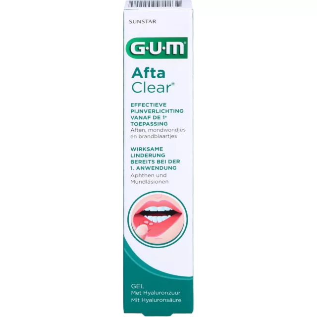 GUM Afta Clear Gel bei Aphten und Mundläsionen, 10 ml Gel 11140218