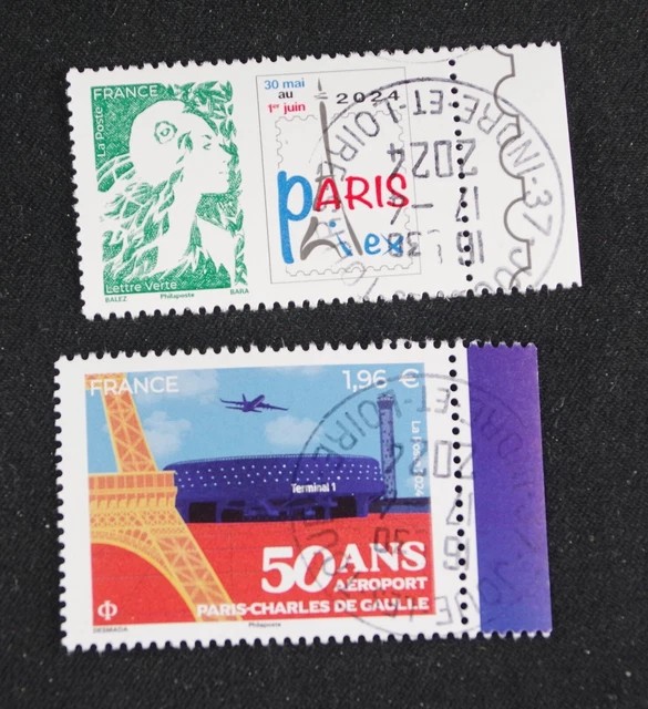Bloc De Timbres France 1975 Arphila Paris - Bloc 5 Complet Oblitéré, Collection Philatélie, Qualité Prophila - 2