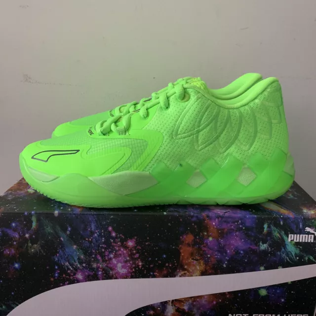 PUMA LAMELO BALL MB.01 Lo Green Gecko US10 US11 US11.5 Free