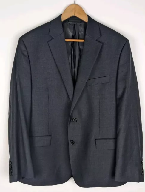 Lauren Ralph Lauren Suit Jacket Blazer 42 S Gray Classic Fit Silky Touch NWOT