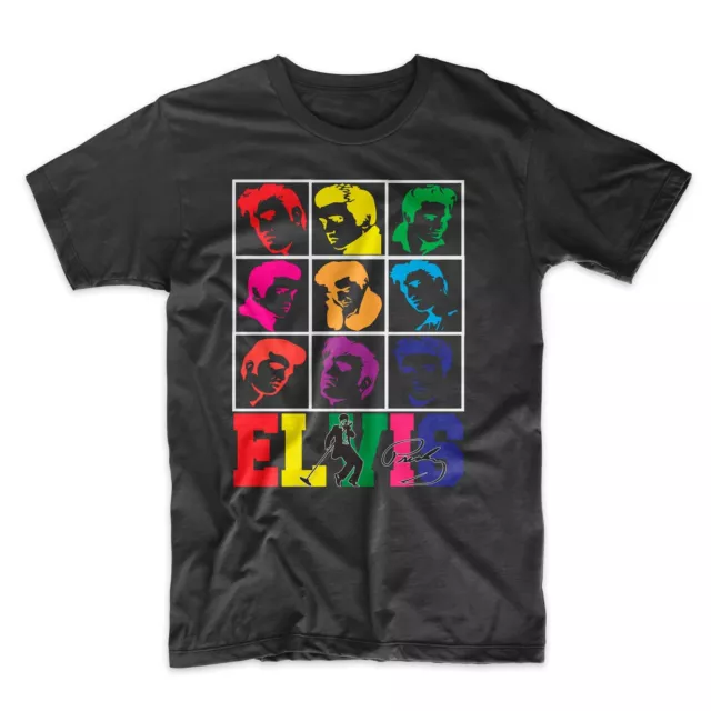 Elvis Presley T-Shirt on Black or White Premium Soft Cotton Tee. Comfy!