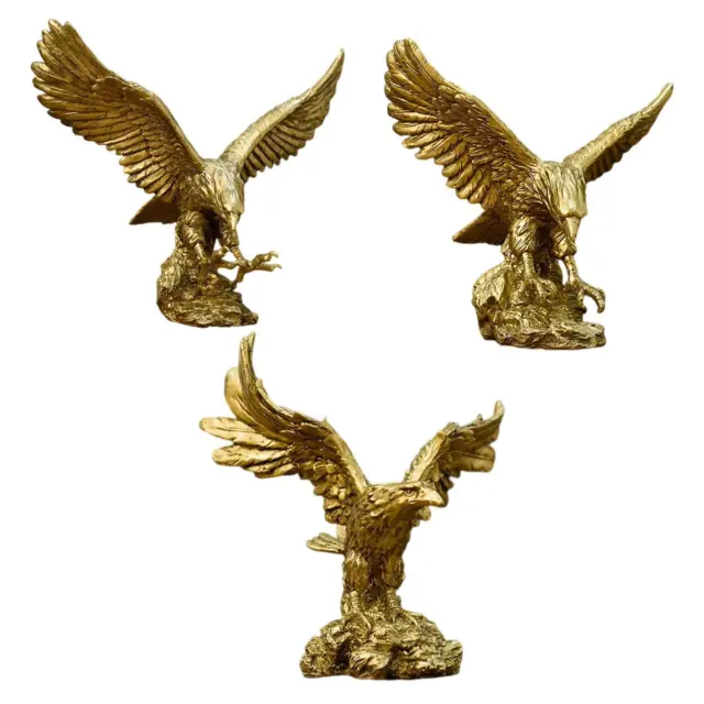 Sculpture d'aigle en résine, artisanat décoratif à collectionner, figurine