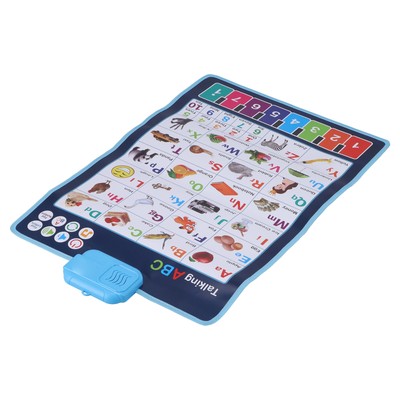 ELECTRONIC INTERACTIVE ALPHABET Wall Chart ABC 123 Music Talking Poster ...