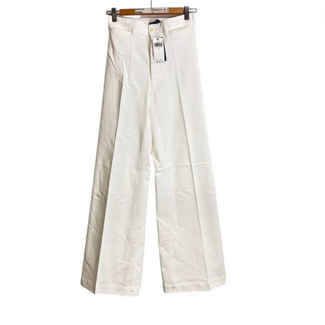 New Polo Ralph Lauren High Waisted Stretch Cotton Palazzo Pants