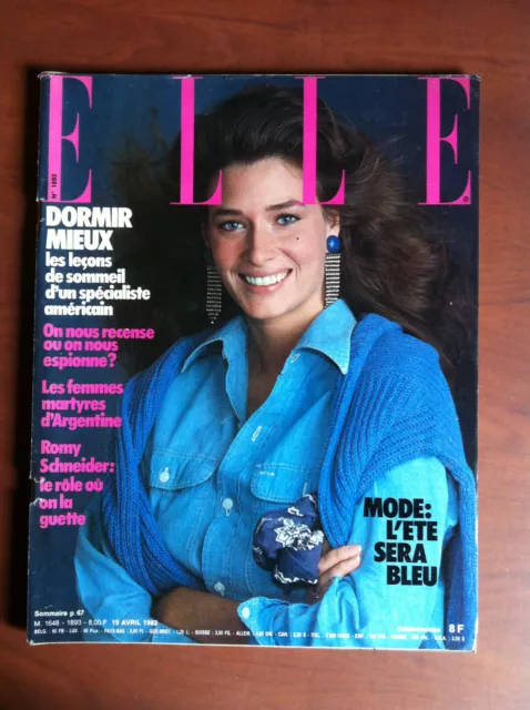 ELLE  France n° 1893 Avril 1982 - E12357