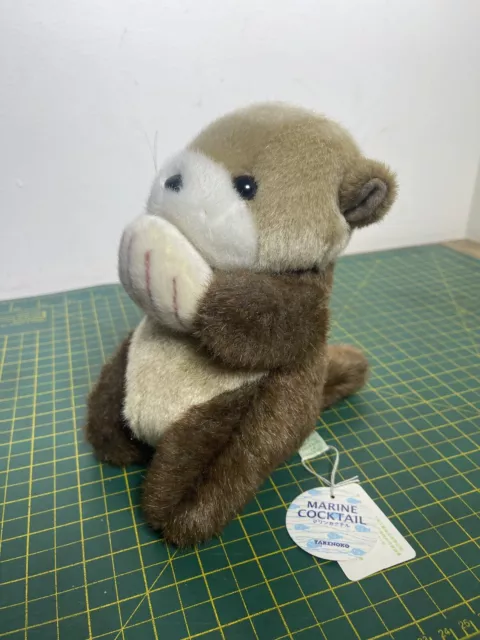 TAKENOKO Sea Otter 9” Plush Joyful Mates S 15151 Marine Cocktail Japanese w/Tags