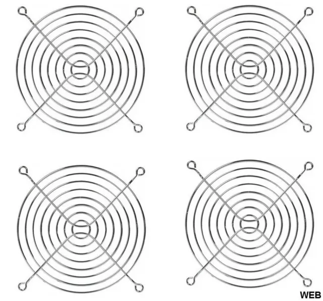 Griglia di protezione per ventola 80x80mm - 10 pezzi