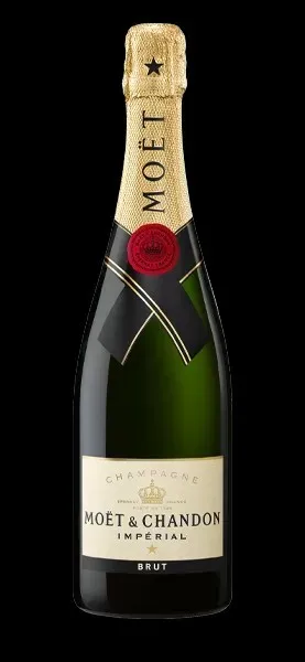 1 bottiglia di Champagne Brut Moët Impérial.