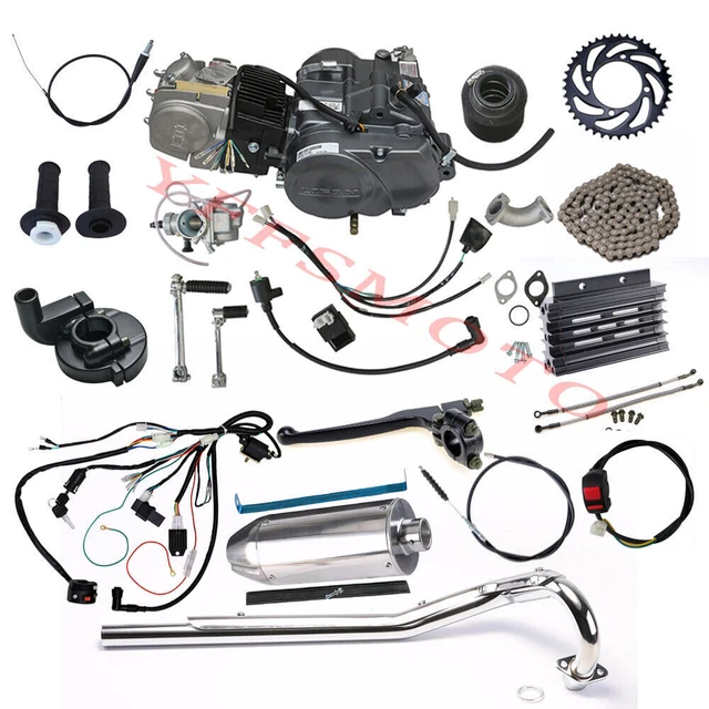 MOTEUR MOTEUR LIFAN 140cc + kit complet pour moto CL70 CT110 QA50 Dirt
