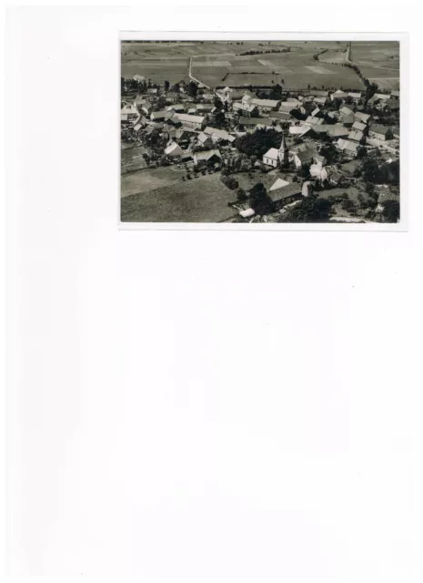 Alte Luftbild-AK von Grebenhain im Vogelsberg - postalisch gelaufen 1964
