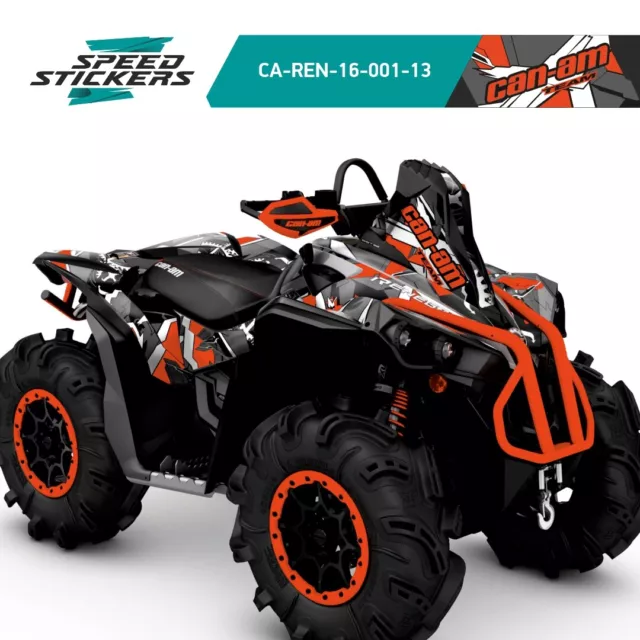 CAN AM BRP RENEGADE XMR (570 and 1000R with snorkel) GRAPHICS KIT + GIFT