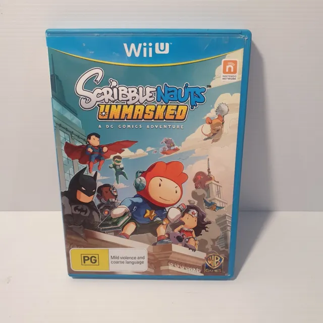 Nintendo Wii U Scribblenauts Unmasked - has Disc but Not Working So is Case Only