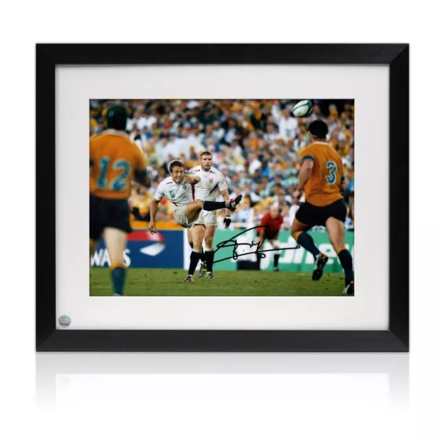 Jonny Wilkinson Signed England Rugby Photo: Moment Of Glory. Framed