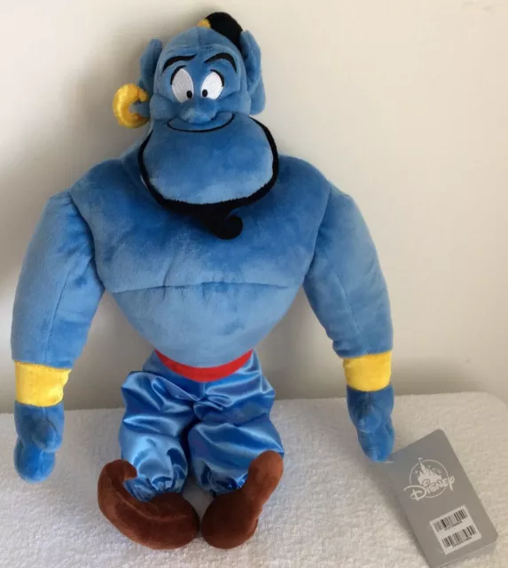 Disney Store, Genie from Aladdin, Brand New soft toy with tags. Genuine Product