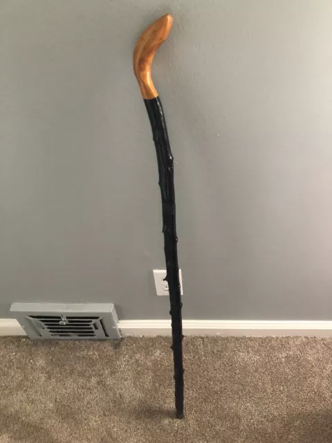 Vintage Irish Blackthorn Shillelagh Walking Stick Swagger Cane 37' inches