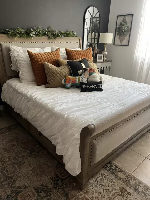 Hadley ruched duvet sales cover