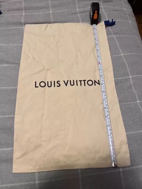 Auth Louis Vuitton 100% Cotton Dust Bag Cover Storage 9 x 12