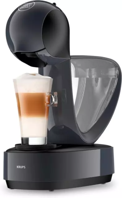 Krups KP173B Dolce Gusto Infinissima Kaffeekapselmaschine 15 Bar 1500W Grau