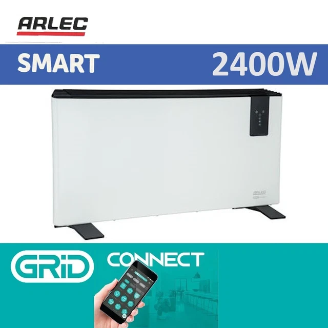 ARLEC 2200W WHITE Glass Panel Heater Touch Control and Remote Control/Wall  Mount $209.00 - PicClick AU