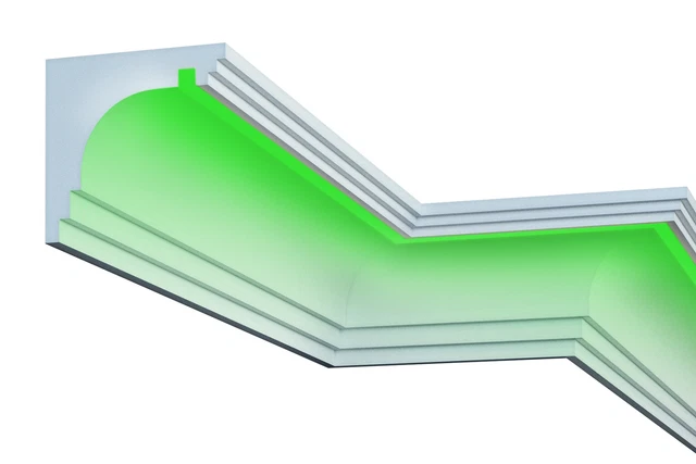 2 metros fachada LED estuco EPS PU listones de fachada resistentes a la intemperie 220x210mm KC302 2 metros fachada LED estuco EPS PU listones de fachada resistentes a la intemperie 220x210mm KC302