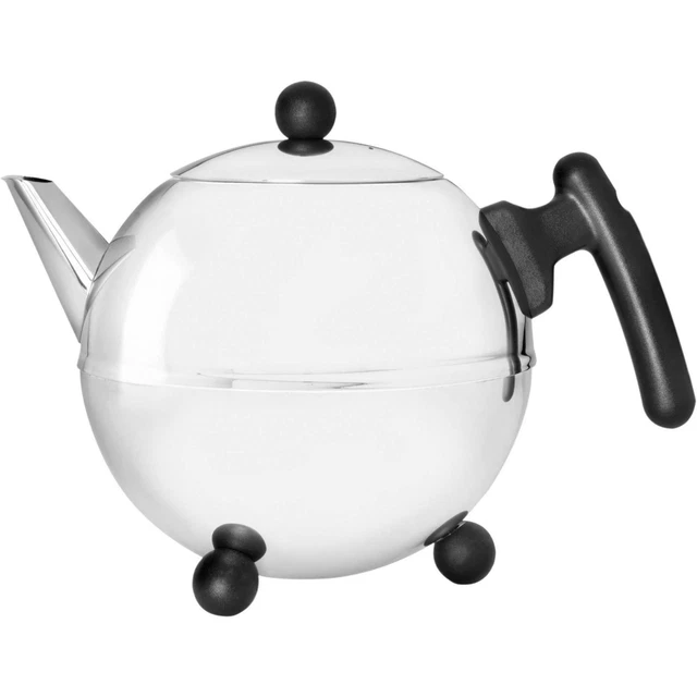 Bredemeijer Teekanne Bella Ronde 1,2l Edelstahl / schwarz 1304Z