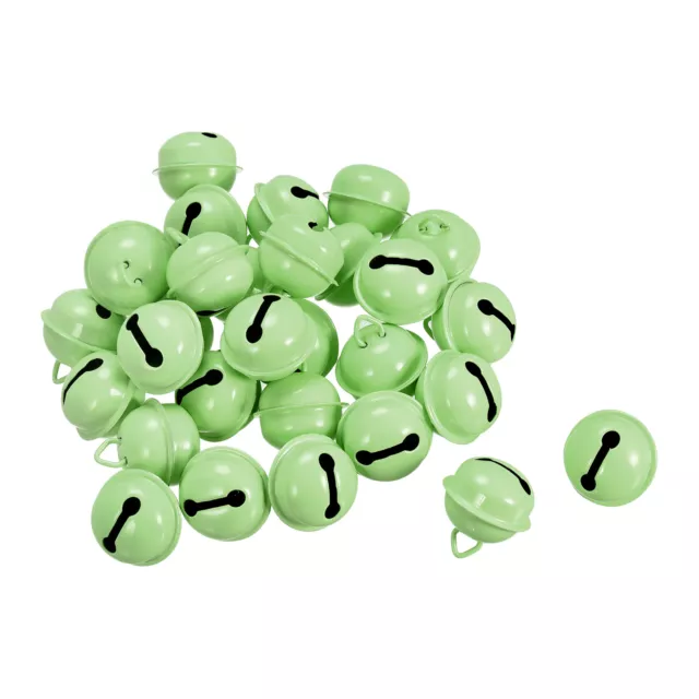 Cascabeles, 22mm 80uds Arte Campanas para DIY, Fiesta, Festival, Oscuro Verde