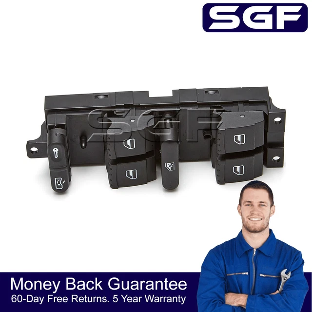 Master Power Window Switch 1Z0 959 858B fit For Skoda OCTAVIA 1Z FABIA YETI New