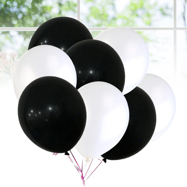 12 Inch Balloon Background Happy Birthday Party Balloons Metal White