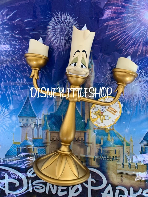 Disney Parks Beauty And The Beast Lumiere Light-Up Candlestick NEW