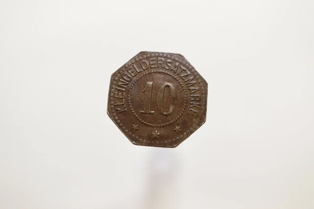 Germany War Money Token 10 Pfennig Steinach Iron B19 #Rk1322