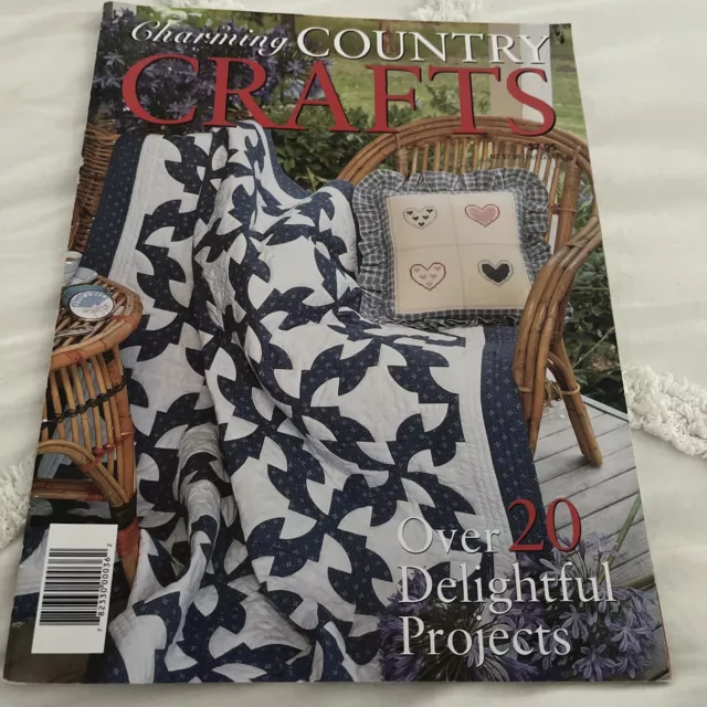 Charming country crafts vintage craft magazine 20 projects patterns contained