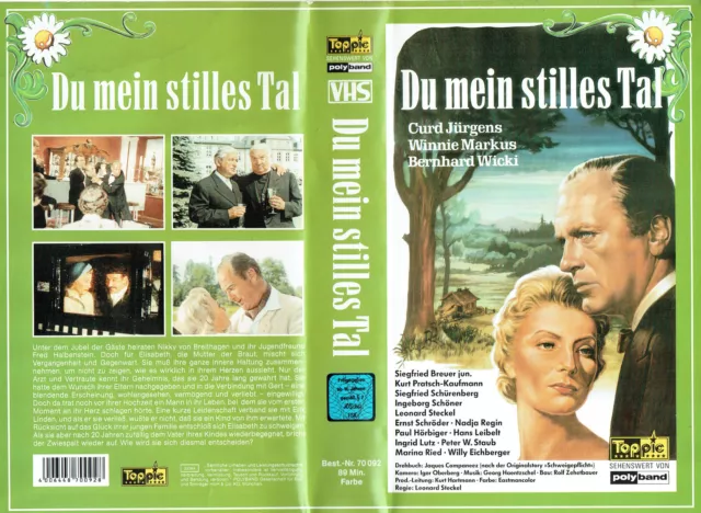 (VHS) Du mein stilles Tal - Curd Jürgens, Winnie Markus, Bernhard Wicki (1955)