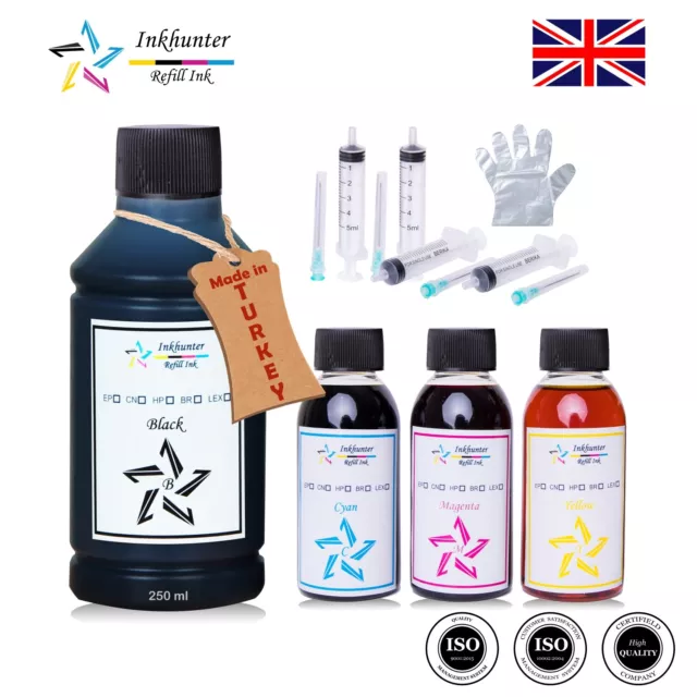 100-550ml ink Refill Kit for Canon Pixma Printer PG-545 & CL-546 & XL Cartridges