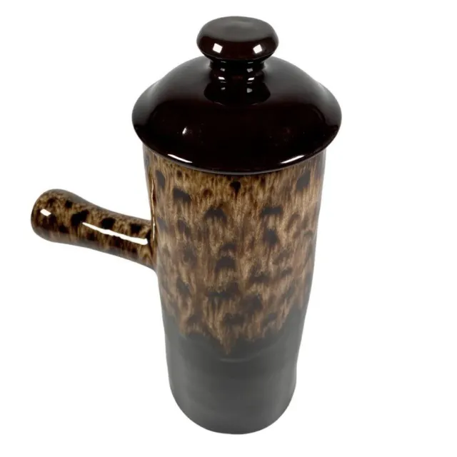 Fosters Kernewek Pot Tall Jug Tea Pot Coffee Pot With Handle Honeycomb Glaze