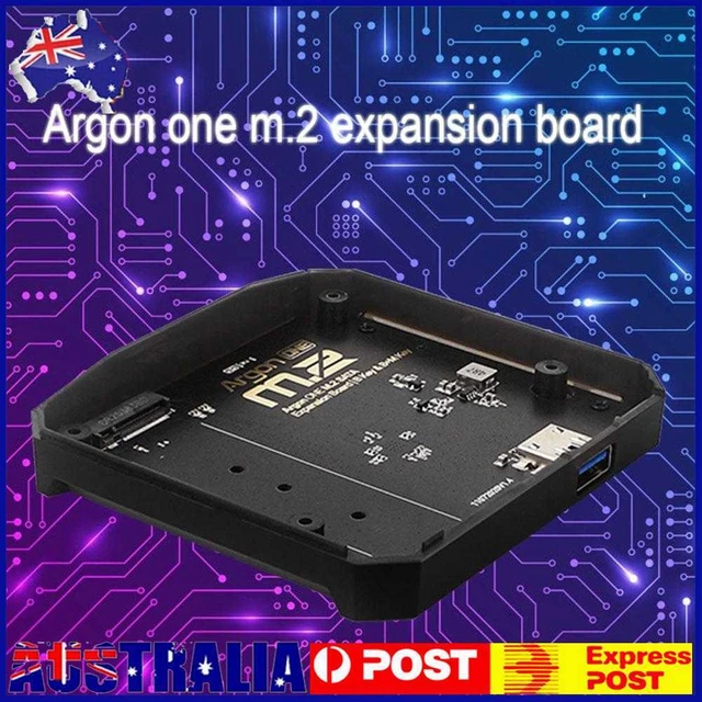 Argon ONE Case M.2 Expansion Board SSD Connected for Raspberry Pi 4B -au