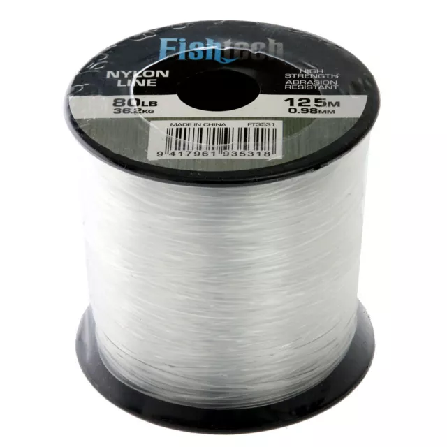 Fishtech 1/4 Pound Mono Line 80lb 125m