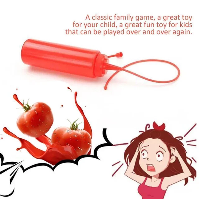 FUNNY PRANK KETCHUP Bottles Practical Jokes Tomato Toy Sauce Surprise