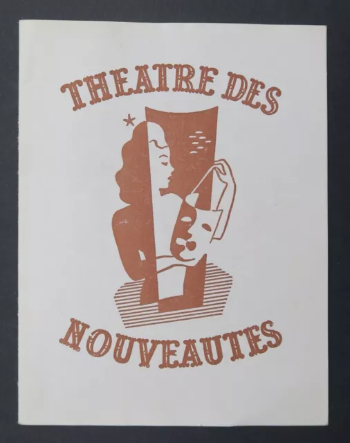 Programme Théâtre Gramont Paris 1946 / Baby Hamilton