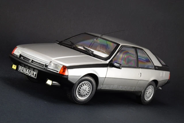 Renault Safrane Solido 1/18 – Gris Beige – Miniature De Collection Sans Boîte