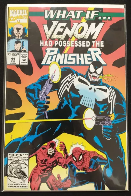 WHAT IF... ? #44 Venom had possessed The Punisher Marvel 1992
