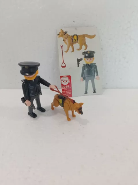 Policier avec chien de recherche - 71162