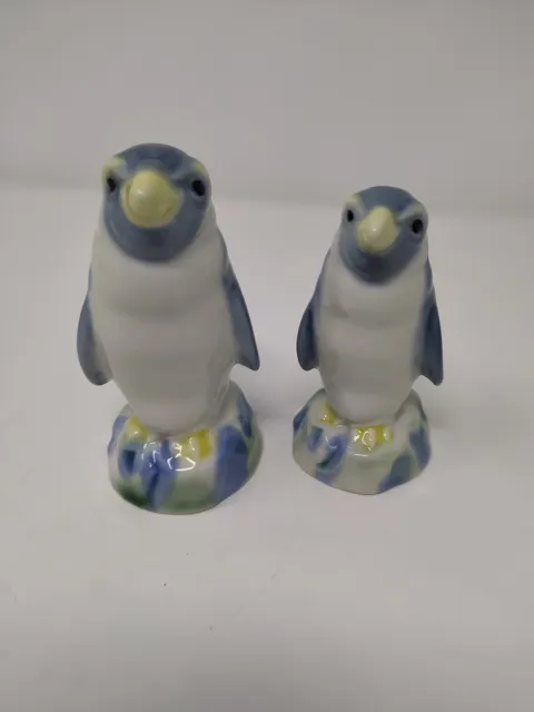 2 X Wade Ceramic Penguin Decanters 4.5" & 4"