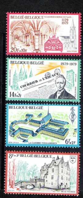 Série de timbres Belgique  No 1940 / 43 en neufs xx