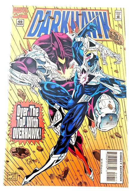 Darkhawk #49 Marvel 1995 1st Appearance Of Overhawk Low Print Run Rare HTF NM