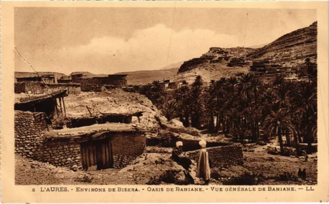 CPA AK BISKRA Env - L'Aures - Banine Oasis - General View ALGERIA (1189978)