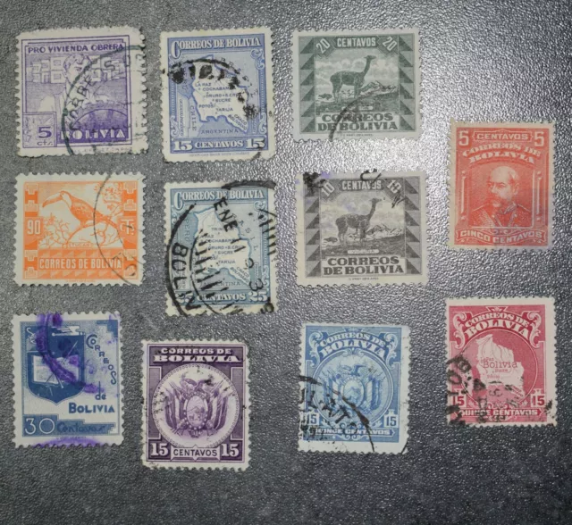 BOLIVIA stamps   Narciso Campero  1901 +  1925-39  ~~L@@K~~