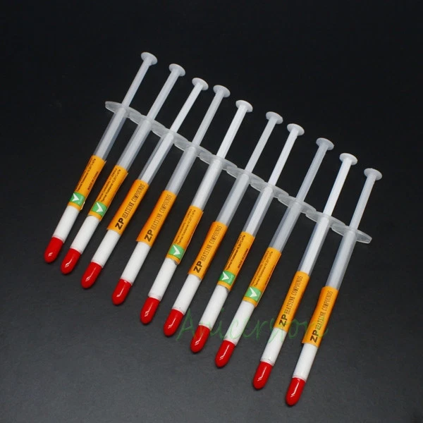 10pcs 1g White Color PC CPU GPU Heatsink Thermal Grease Compound Silicone Paste
