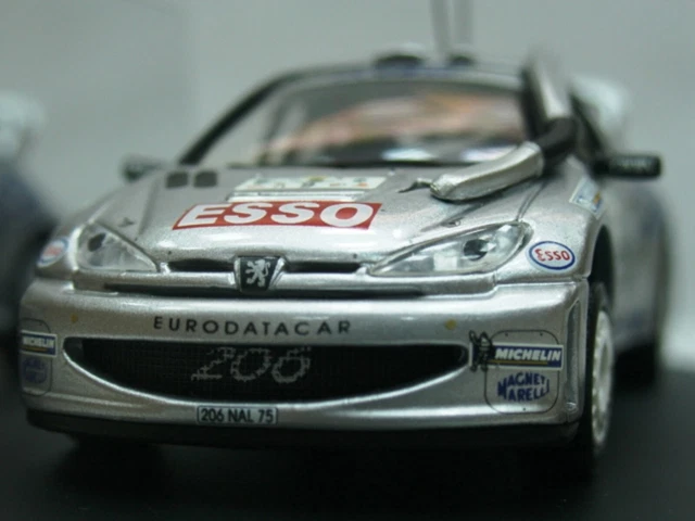 Vitesse 1/43 PEUGEOT 206 – Rallye 2000 N° SKM129 – Gilles Panizzi – Neuve