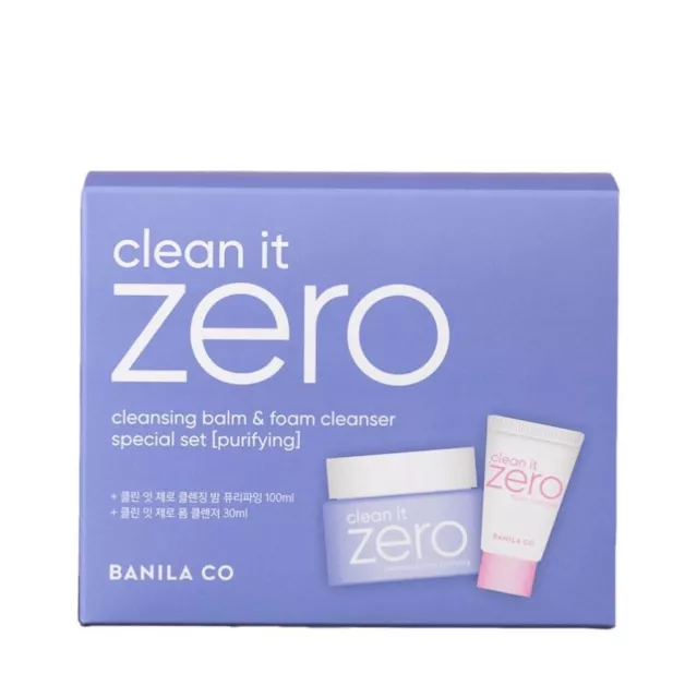 BANILA CO Clean It Zero Cleansing Balm Purity Purifying SET- 100ml - *UK Seller*